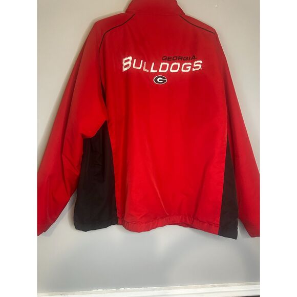 Georgia Bulldogs Red & Black Lined Jacket Red Oak Men’s XL – Worn & Game-Ready - Picture 4 of 14
